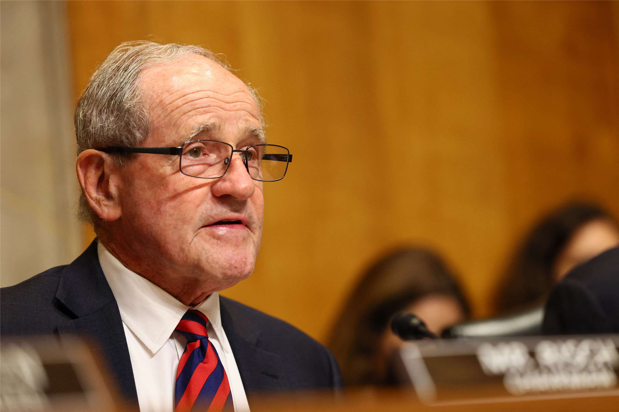美國聯邦參議院外交委員會主席里契(Jim Risch)(圖)呼籲採取措施，防範海底電纜遭到破壞。資料照片。