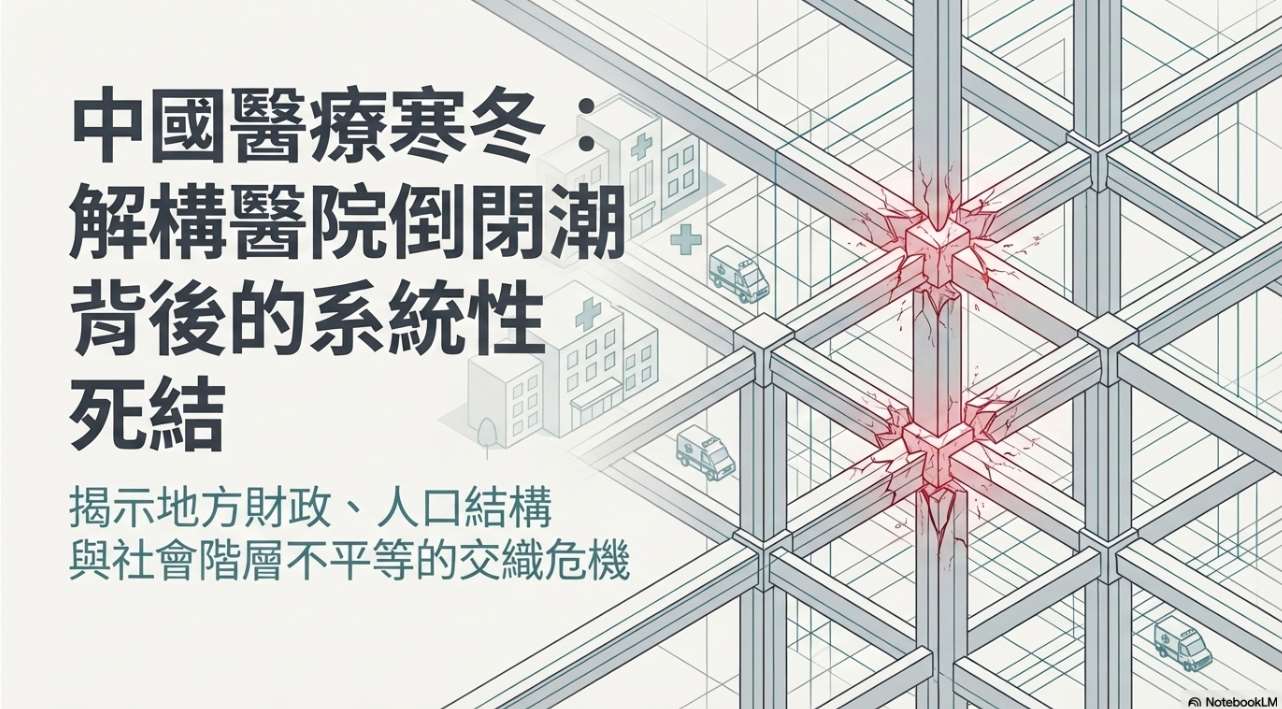 中國醫院爆倒閉潮(AI圖)