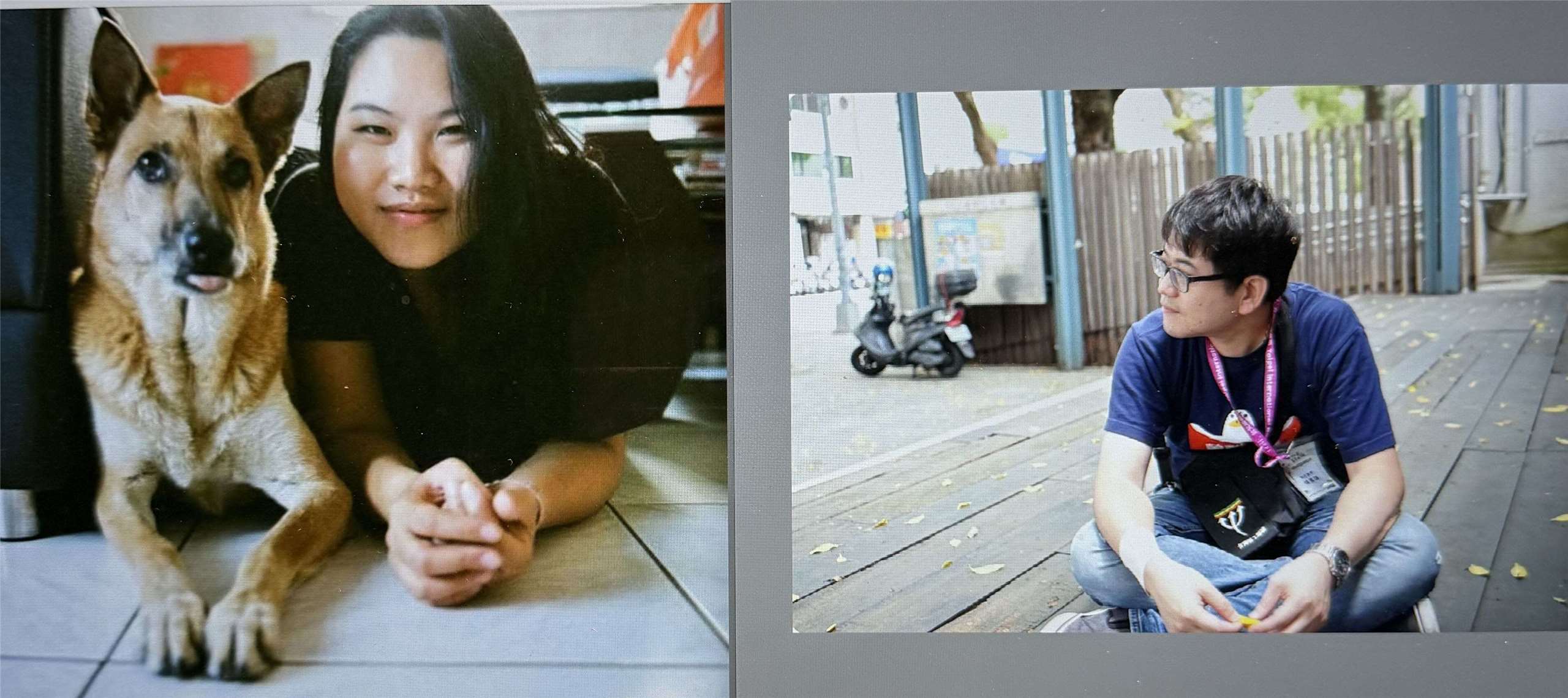 台灣勞工陣線秘書長楊書瑋與二寶媽兼自由工作者林冠瑜