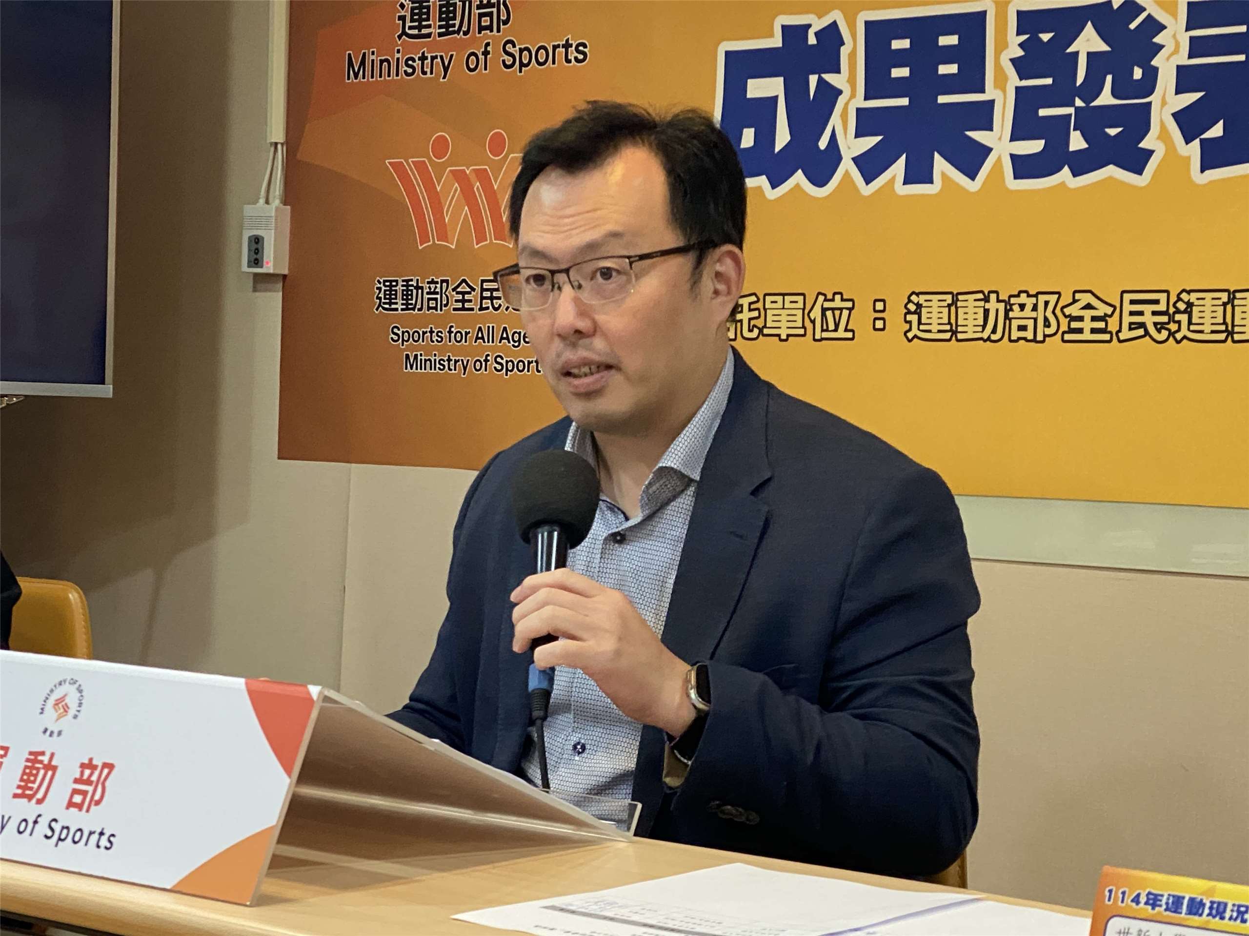 運動部政務次長鄭世忠請辭獲准。資料照。(吳琍君攝)