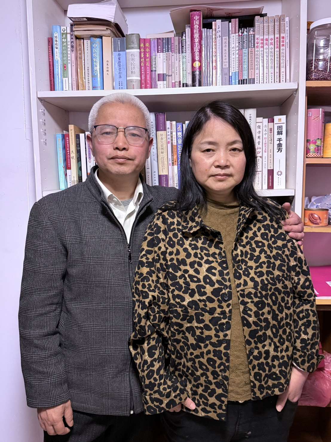 段春霞終於平安歸來，與先生倪金芳團圓。( 圖：倪金芳提供)