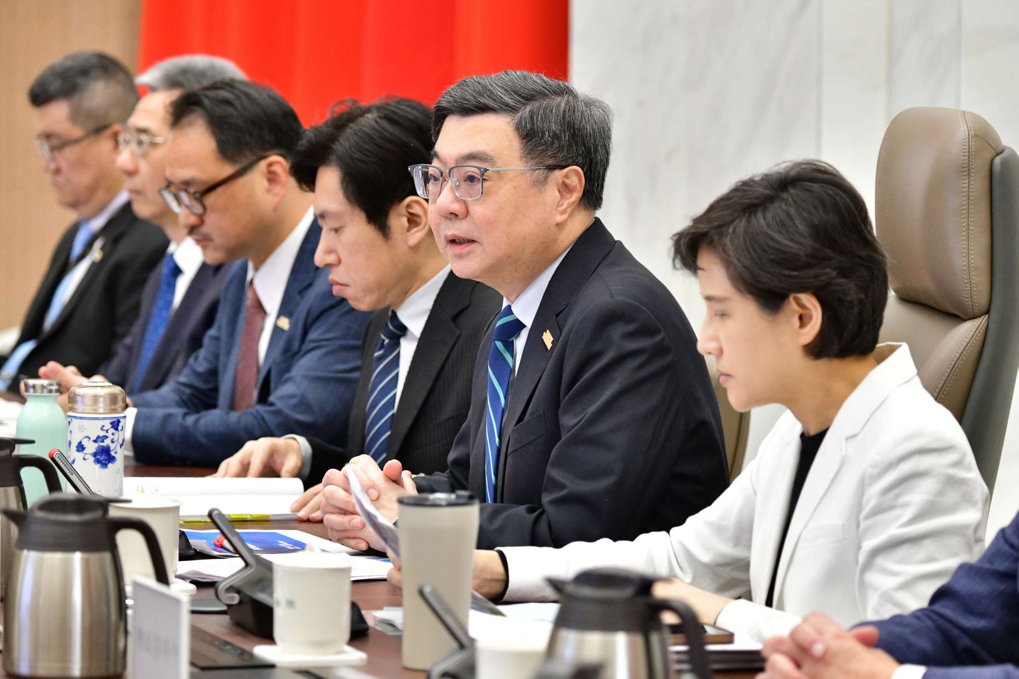 行政院長卓榮泰9日主持行政院會。(圖：行政院提供)