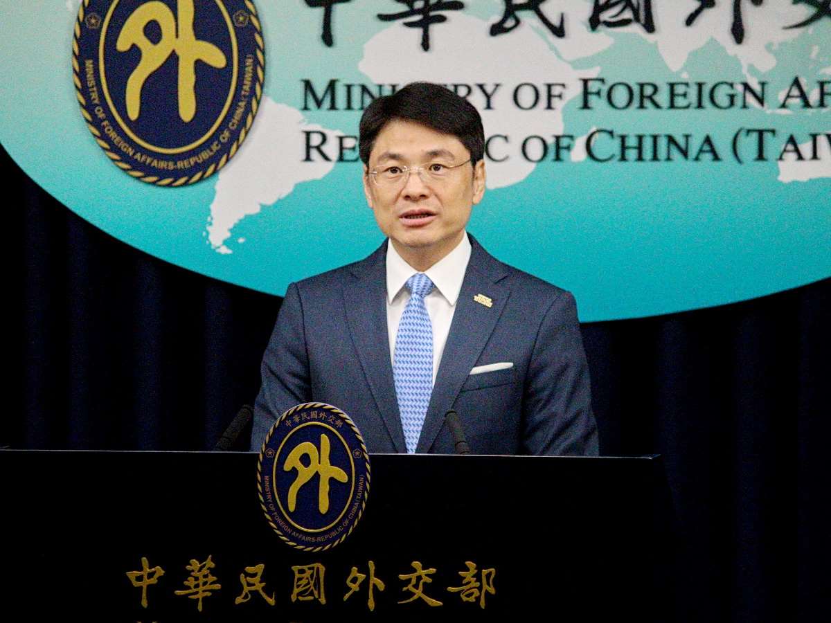 外交部發言人蕭光偉28日表示，「川習會」可能涉及的議題，我方透過多元管道與美方對口及華府政策圈持續交換意見 (央廣記者王照坤 攝)