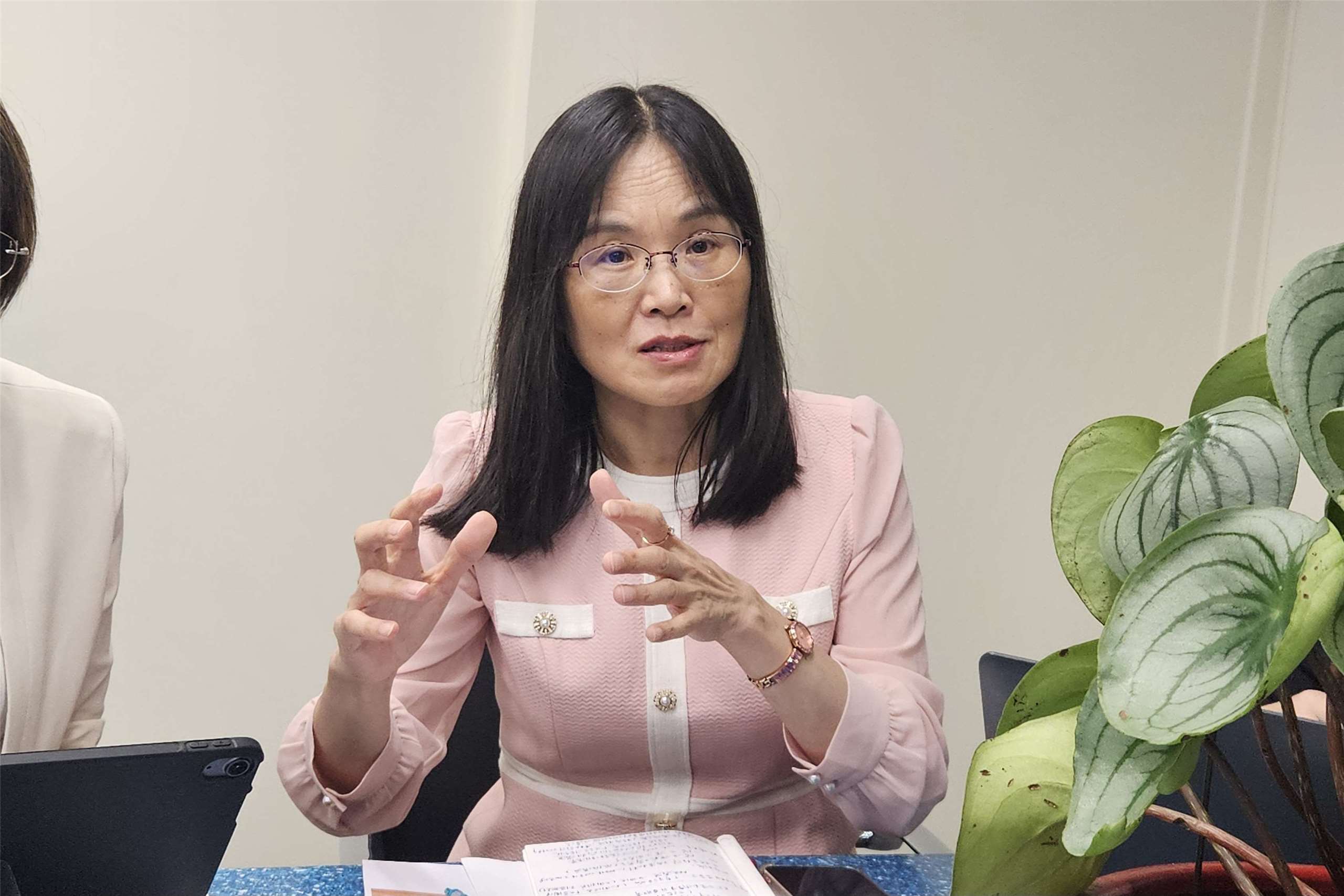 環境部環境保護司司長徐淑芷。(劉品希 攝)