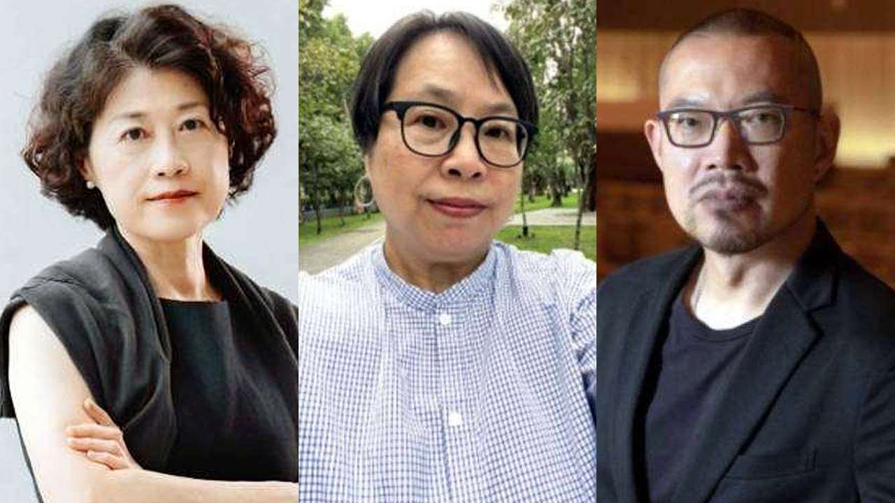 國家表演藝術中心第四屆董事會14日通過所轄北中南三場館藝術總監聘任提案，自16日起由邱瑗(左起)、李惠美、簡文彬分別接續擔任國家兩廳院、台中國家歌劇院、衛武營國家藝術文化中心藝術總監。(國家表演藝術中心提供)