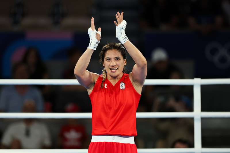 台灣拳擊好手陳念琴9日在亞錦賽女子65公斤級金牌戰擊敗北韓對手，順利奪金。(中央社資料照)