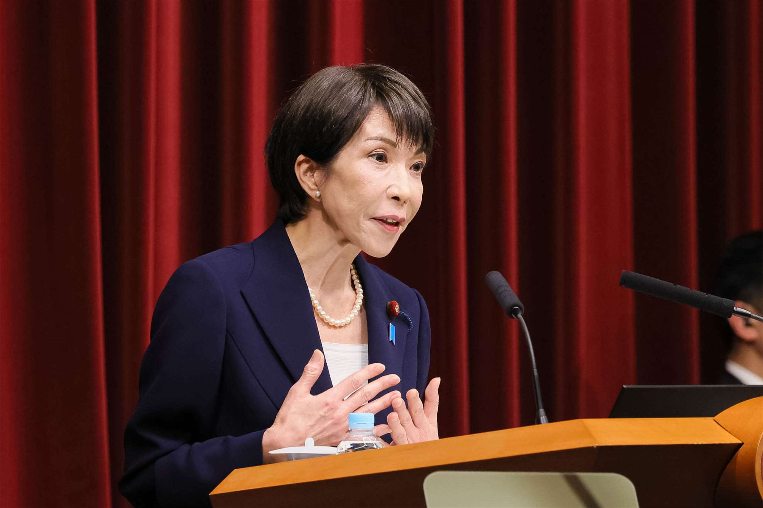 日相高市早苗表示，正在協調與美國及伊朗領導人會談。資料照。(圖：日本首相官邸)