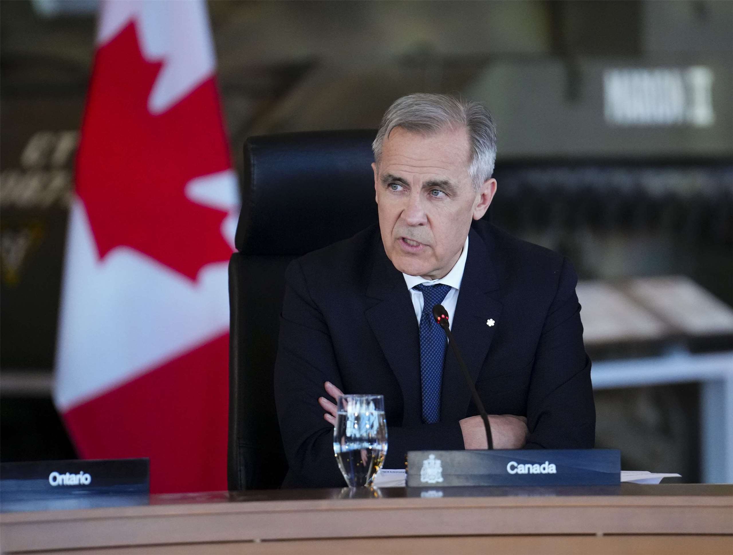 加拿大總理卡尼（Mark Carney）19日發表全國談話指出，加美的緊密關係過去曾是優勢，如今卻成為弱點。資料照。(AP/達志影像)