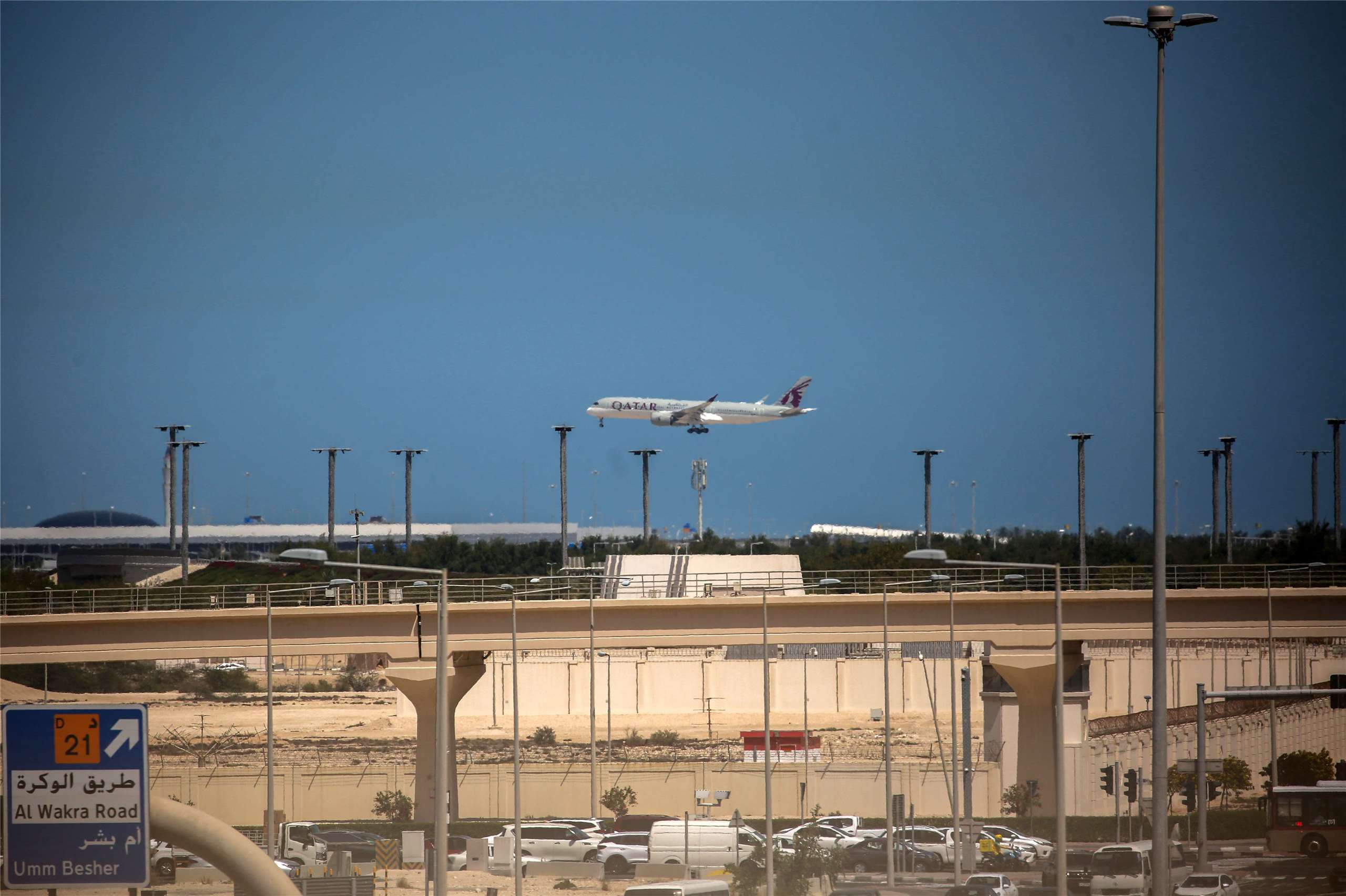 卡達哈馬德國際機場（Hamad International Airport）(圖)逐步恢復營運。資料照片。
