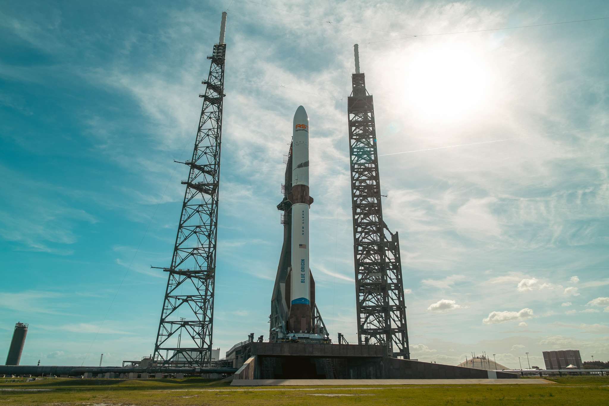 太空公司藍源(Blue Origin)發射 New Glenn-3 (NG-3)at LC-36火箭。(圖取自Blue Origin官網)