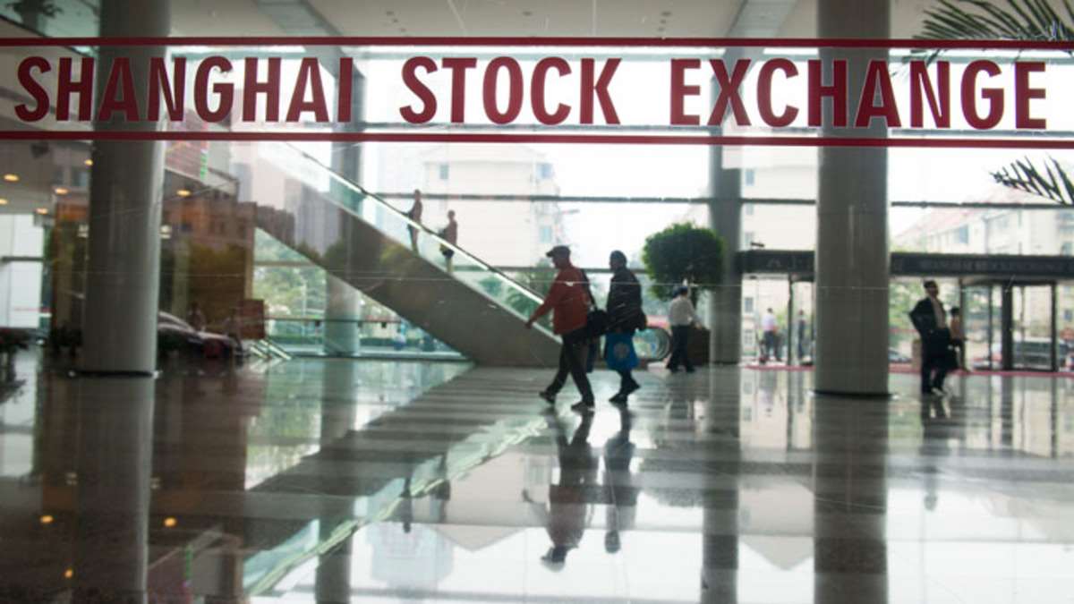 美伊戰爭衝擊，上證指數3月累計下挫6.51%。(檔案照)