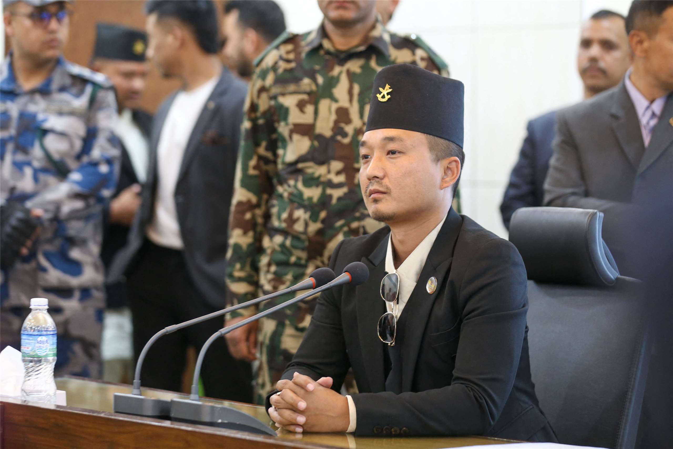 尼泊爾內政部長古隆(Sudan Gurung)因外界對他批評與日俱增，22日宣布辭職。資料照。(AFP)