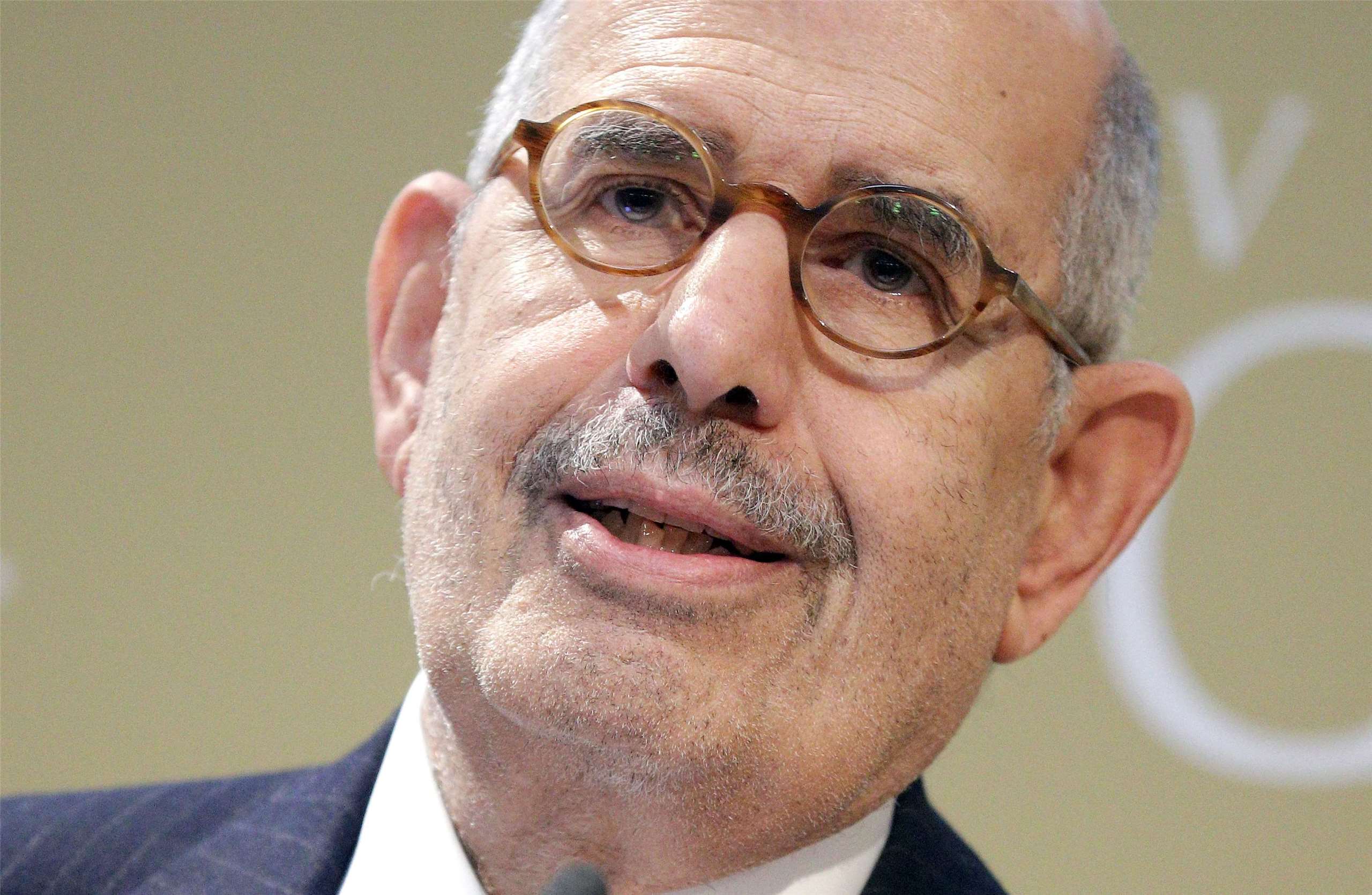 圖為諾貝爾和平獎得主、國際原子能總署前署長艾巴拉迪(Mohamed ElBaradei)。資料照。