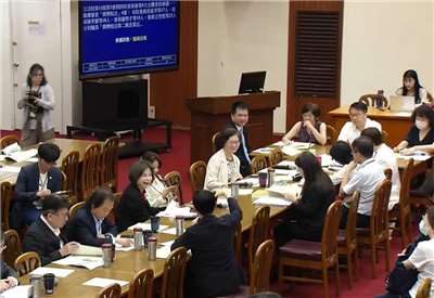 立法院財政委員會15日初審通過「娛樂稅法」部分條文修正草案。(圖擷自國會頻道)