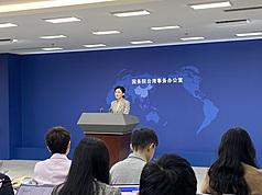 中國國台辦發言人張晗1日在例行記者會上回應中外媒體提問。
