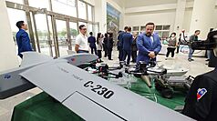 台灣無人機今年第1季出口金額已經超越去年全年水準，且捷克超越波蘭，躍居台灣無人機最大出口市場。圖為捷克廠商本月初參訪亞洲無人機AI創新應用研發中心，瞭解台灣無人機發展現況。資料照片