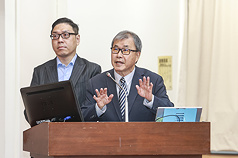 立法院教育及文化委員會30日審查115年度中央政府總預算案有關教育部及所屬單位預算案，教育部長鄭英耀（右）列席備詢。

