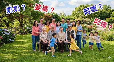 婆婆? 奶奶? 傻傻分不清