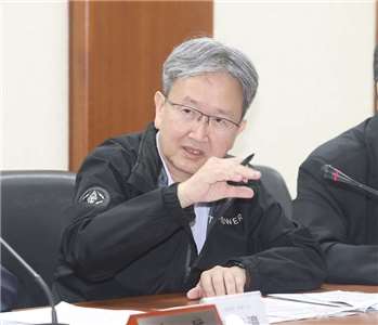 台電總經理王耀庭。中央社資料照片。