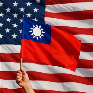 美國官方貿易數據顯示，2025年4月至2026年1月，台灣對美國出口大幅成長81.8%，達到1890億美元，超越日本和韓國。(AI生成圖)