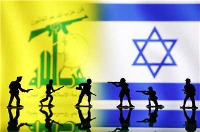 美國總統川普16日突宣布以色列與黎巴嫩停火10天，BBC披露，這項消息讓以色列措手不及，從以色列總理尼坦雅胡對外說法也透露出端倪。圖為黎巴嫩真主黨與以色列衝突示意圖。(路透社/達志影像)