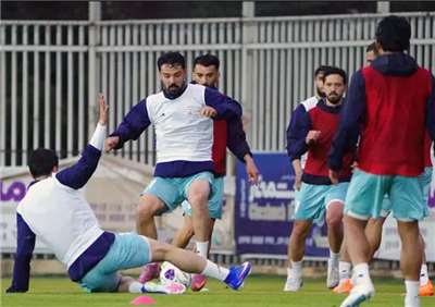 儘管伊朗國內聯賽因戰事停擺，國家隊本週仍在德黑蘭進行訓練，並於官方Instagram帳號發布照片。(IG@teammellifootball)