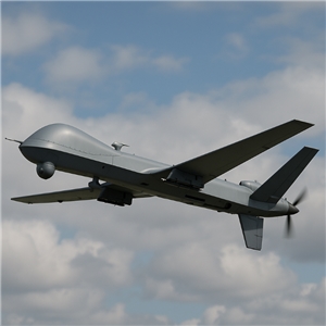 美國情報公司揭露伊朗秘密網絡規避國際制裁，重建其自殺式無人機部隊。無人機示意圖。(AI生成圖)