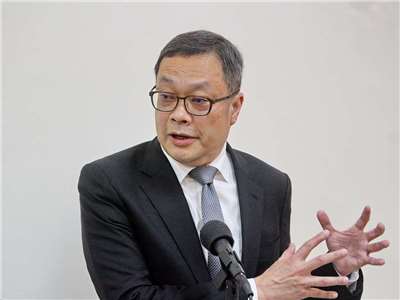 外交部次長陳明祺15日在立法院外交委員會受訪表示，中方所謂「一中原則」，世界上主要國家並未認可 (央廣記者王照坤 攝)