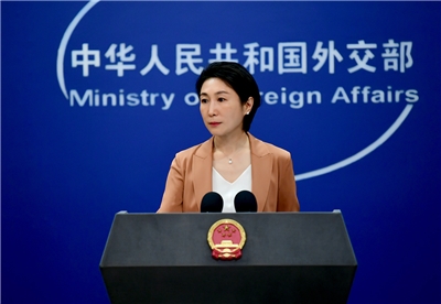 阿富汗、巴基斯坦傳在北京針對停火展開對話，中國外交部發言人毛寧(圖)表示，「目前我沒有可以提供的具體信息」。資料照。(FB＠MFA.CHN)