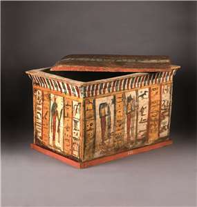 義大利佛羅倫斯國立考古博物館典藏之卡諾皮克箱。（©Museo Archeologico Nazionale di Firenz／史博館提供）