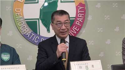 「鄭習會」登場，民進黨秘書長徐國勇表示，應清楚向對方表達「台灣是獨立國家、台灣與中國互不隸屬」。資料照。(劉玉秋攝)
