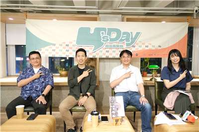 Y’s Day「週三青年日」22日舉辦「如果日本再次崛起：高市早苗時代的印太新秩序」座談。圖左起：福澤喬、涂豐恩、徐浤馨、陳璽安。(台灣智庫提供)