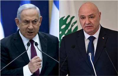 以色列總理尼坦雅胡(Benjamin Netanyahu)(左)與黎巴嫩總統奧恩(Joseph Aoun)(右)。資料照片(AFP、AP/達志影像，央廣合成)