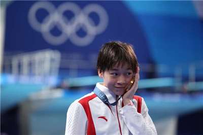 曾獲得3面奧運金牌的中國跳水好手全紅嬋，傳出遭到200多人微信群組內的集體霸凌。資料照。(中新社提供/圖：中央社)