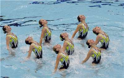 挪威跟進波蘭，抵制世界水上運動總會(WA)恢復俄羅斯與白俄參賽資格。圖為2008年北京奧運俄羅斯花樣游泳隊。資料照。