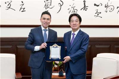 賴清德總統3月31日接見「全球台灣研究中心」(GTI)媒體訪問團。 (圖:總統府)