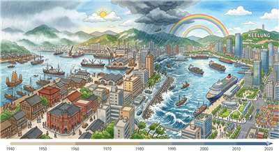 基隆的降雨型態正從「頻繁且緩和」轉向「次數少但強度強」，這與全球暖化背景下的水循環加劇理論相符(小雨變少、豪大雨變多)。(圖:基隆氣象站臉書)