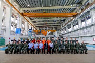 賴清德總統17日赴高雄視導「陸軍步兵訓練指揮部」。(總統府提供)