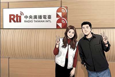 來賓Cindy（左）與主持人內克