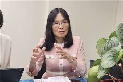 環境部環境保護司司長徐淑芷。(劉品希 攝)