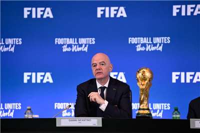 國際足球總會(FIFA)主席英凡提諾(Gianni Infantino)。 (圖:FIFA)