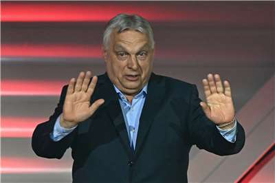 尋求連任的匈牙利總理奧班(Viktor Orban)(圖)12日承認敗選，結束長達16年的執政。
