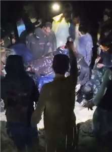 阿富汗3日晚間發生規模5.8的強震。(翻攝X平台)