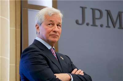 摩根大通(JP Morgan)執行長戴蒙(Jamie Dimon)分析，伊朗戰爭恐推高通膨。 (檔案照)