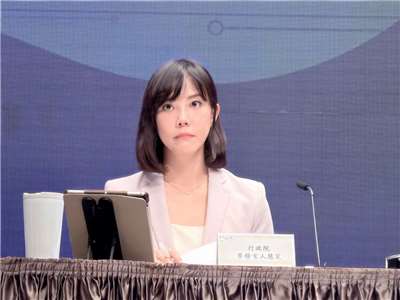 行政院發言人李慧芝。(鄭佑漢 攝)