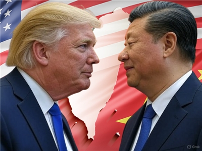 美國總統川普預計下月會晤中國國家主席習近平。(grok 生成)