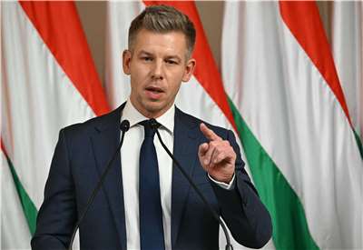 匈牙利國會大選贏家，自由黨(Tisza Party)黨魁馬格雅( Peter Magyar)(圖)承諾，將通過新媒體法，維護新聞自由。資料照片。