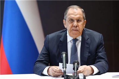 圖為俄羅斯外交部長拉夫羅夫(Sergei Lavrov)。(X@mfa_russia)