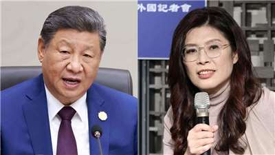 國民黨主席鄭麗文(右)將率團訪問中國，並傳出預計在4月10日與中共中央總書記習近平會面。藍綠立委對鄭習會的看法大不同。資料合成照。(路透社/達志影像。國民黨提供)