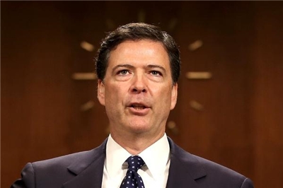 FBI前局長柯米(James Comey)(圖)被指控意圖威脅川普生命遭訴。資料照片